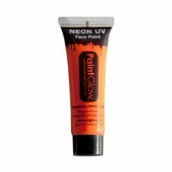 PaintGlow Neon UV Face Paint 10ml Orange Facepaints & FX