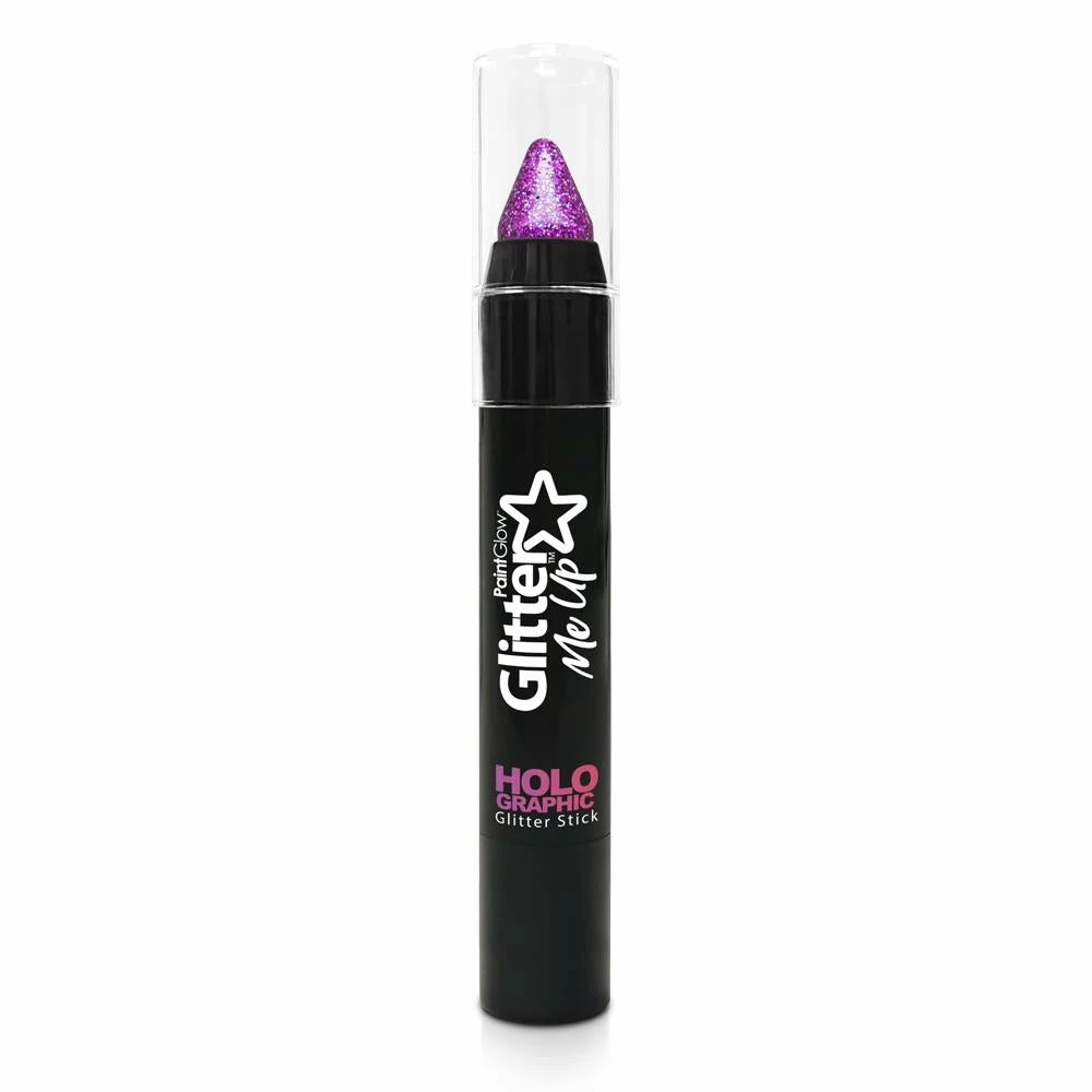 Paintglow Holographic Glitter Stick Magenta 3 Paintglow Holographic Glitter Stick Magenta