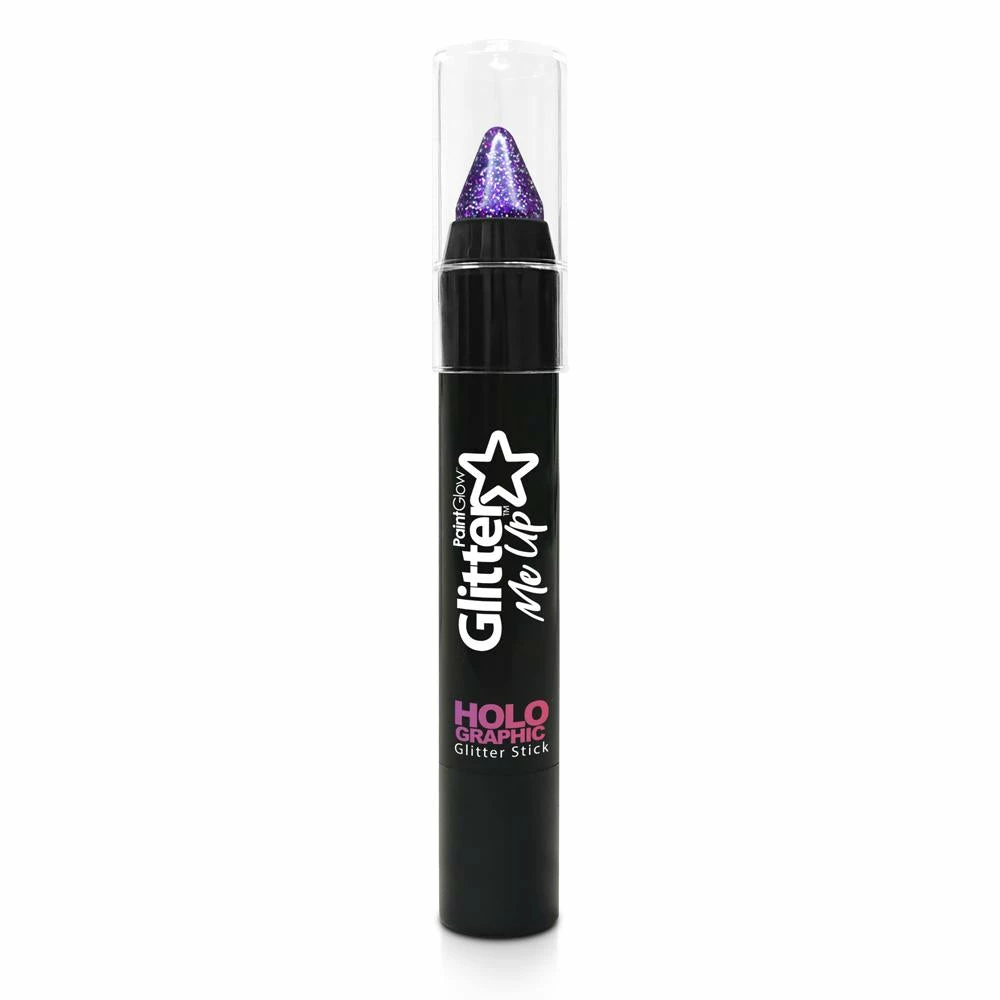 Paintglow Holographic Glitter Stick Purple 3 Paintglow Holographic Glitter Stick Purple