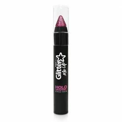 Paintglow Holographic Glitter Stick Red Facepaints & FX