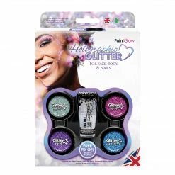 Holographic Glitter Shaker Giftset Paintglow Facepaints & FX