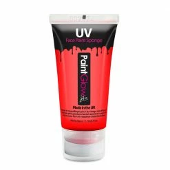 Paintglow Pro UV Face And Body Paint 50ml Red Facepaints & FX