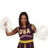 Fiestas Guirca Pair Of Pom Poms White Small Sports Costumes 1 Fiestas Guirca Pair Of Pom Poms White Small Sports Costumes