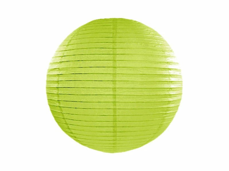 Partydecor Paper Lantern Apple Green 35cm 3 Partydecor Paper Lantern Apple Green 35cm