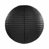 Partydecor Paper Lantern Black 35cm Party Supplies 2 Partydecor Paper Lantern Black 35cm Party Supplies
