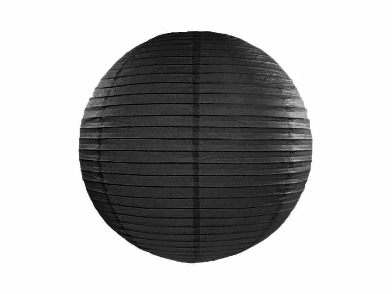 Partydecor Paper Lantern Black 35cm Party Supplies 3 Partydecor Paper Lantern Black 35cm Party Supplies