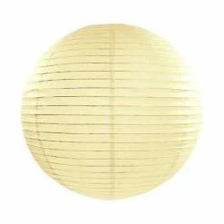 Partydecor Paper Lantern Cream 35cm Party Supplies