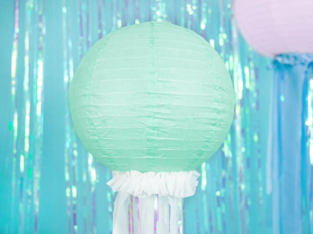 Partydecor Paper Lantern Mint 35cm Party Supplies 4 Partydecor Paper Lantern Mint 35cm Party Supplies