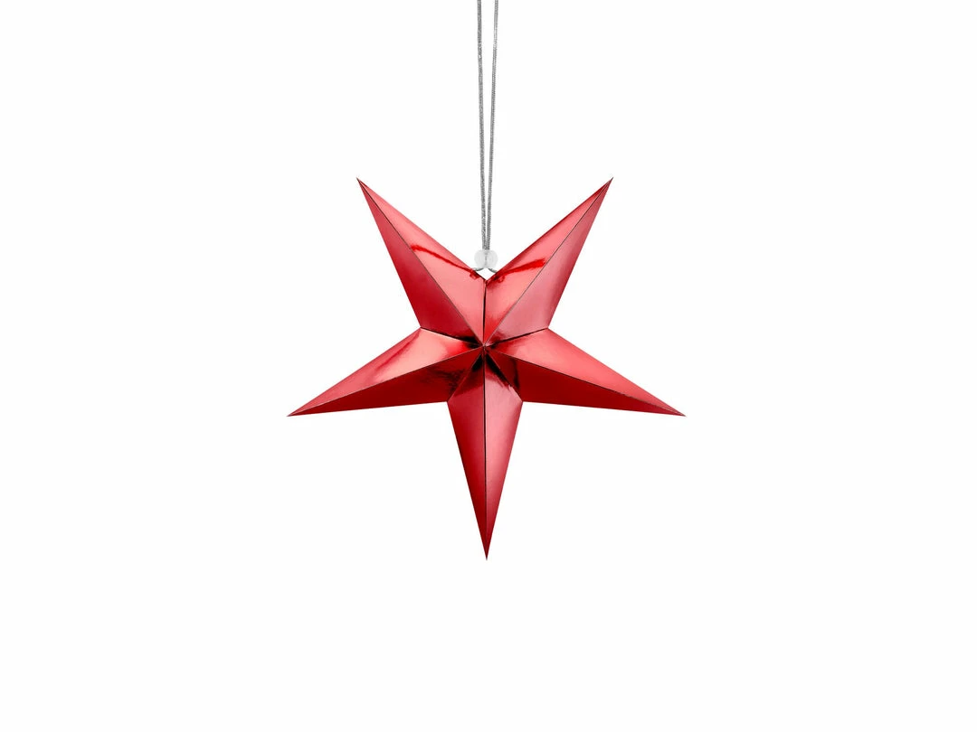 Partydecor Christmas Gift And Decoration Ideas Paper Star Red Hanging Decoration 3 Partydecor Christmas Gift And Decoration Ideas Paper Star Red Hanging Decoration