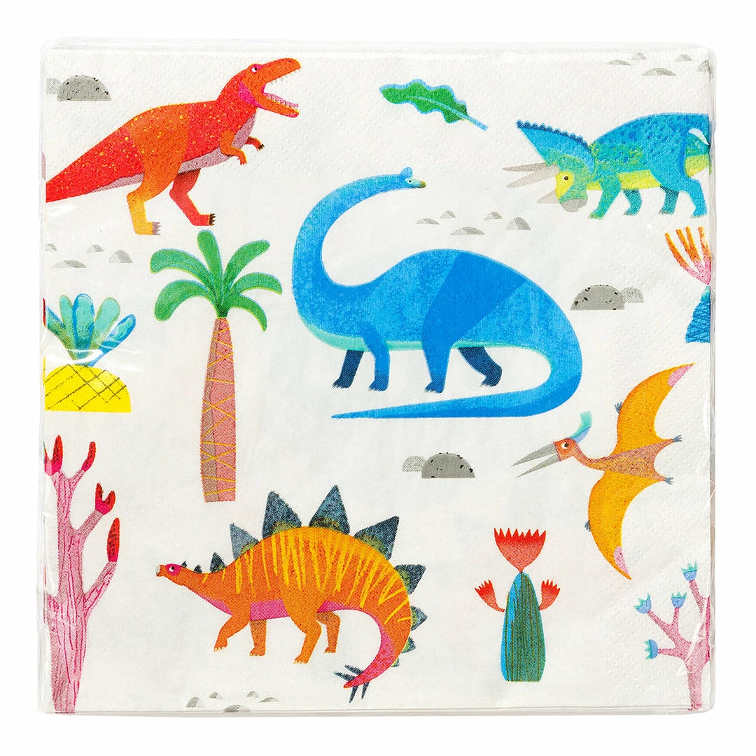 Partydecor Party Dinosaur Napkins Pack Of 20 Party Supplies 3 Partydecor Party Dinosaur Napkins Pack Of 20 Party Supplies