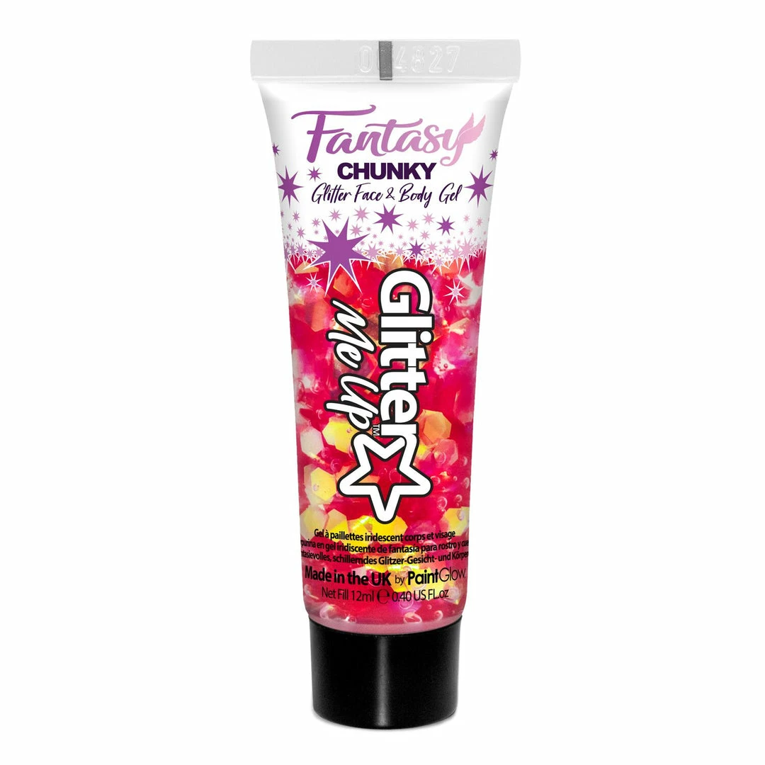 Paintglow Phoenix Flames Chunky Glitter Face Body Gel 3 Paintglow Phoenix Flames Chunky Glitter Face Body Gel