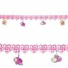 Widmann Pink Hearts With Babies Garland 1 Widmann Pink Hearts With Babies Garland