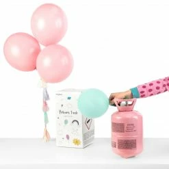 Partydecor Balloons Pink Helium Balloon Canister