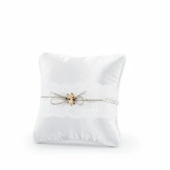 Partydecor Wedding Pink Roses Ring Bearer Pillow 7 Partydecor Wedding Pink Roses Ring Bearer Pillow