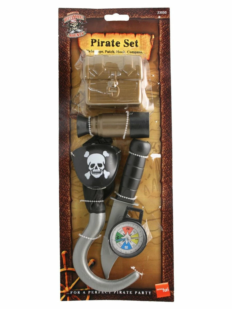 Smiffy's Pirate Costumes Pirate Set With Compass 3 Smiffy's Pirate Costumes Pirate Set With Compass