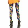 My Fancy Dress Ladies Polka Dot Letter And Number Print Leggings