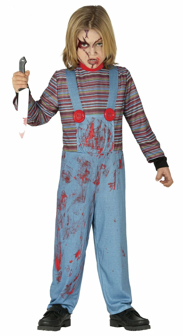 Fiestas Guirca Possessed Doll Boys Costume 3 Fiestas Guirca Possessed Doll Boys Costume
