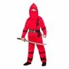 Wicked Power Ninja Red Costume Kid's Halloween 2 Wicked Power Ninja Red Costume Kid's Halloween