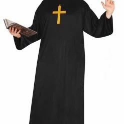 Fiestas Guirca Uniform Costumes Priest Costume Men's