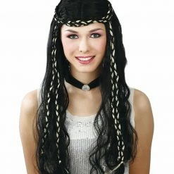 Wicked Renaissance Princess Wig Black Medieval, Renaissance & Tudor Costumes