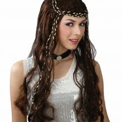 Wicked Medieval, Renaissance & Tudor Costumes Ladies Renaissance Princess Wig Brown