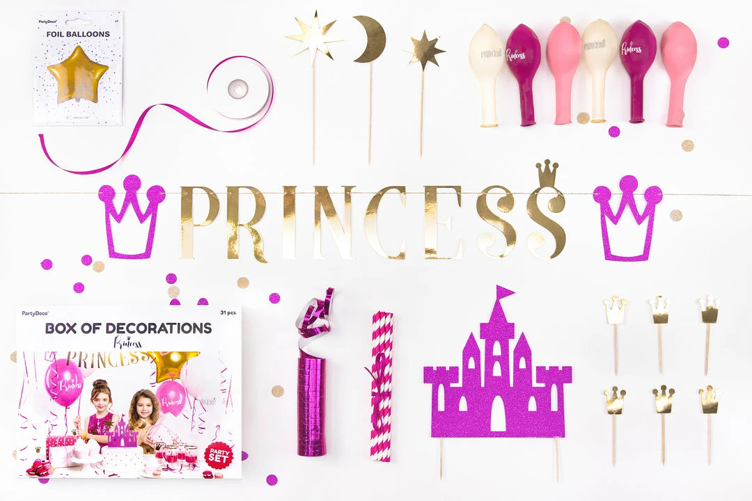 Partydecor Princess Party Decoration Box Party Supplies 4 Partydecor Princess Party Decoration Box Party Supplies