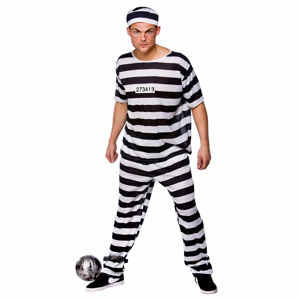 Wicked Uniform Costumes Prison Break Convict Costume 3 Wicked Uniform Costumes Prison Break Convict Costume