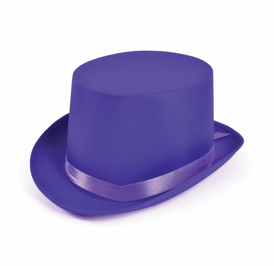 Bristol Top Hat Purple Satin Hats & Headwear 3 Bristol Top Hat Purple Satin Hats & Headwear
