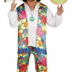Fiestas Guirca Decades And History Rainbow Hippie Costume