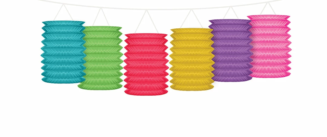 Partydecor Party Supplies Rainbow Paper Lantern Garland Decoration 3.6m 3 Partydecor Party Supplies Rainbow Paper Lantern Garland Decoration 3.6m