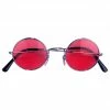 Bristol Halloween Accessories Red 60s Hippie Glasses