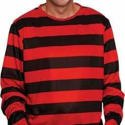 Bristol Red Black Stripe Jumper Halloween