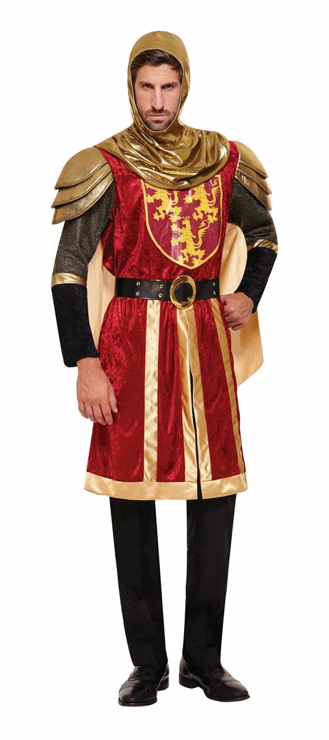 Bristol Medieval, Renaissance & Tudor Costumes Red Crusader Knight Costume Adult 3 Bristol Medieval, Renaissance & Tudor Costumes Red Crusader Knight Costume Adult