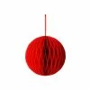 Talking Tables Red Glitter Honeycomb Decoration 30cm Christmas Gift And Decoration Ideas
