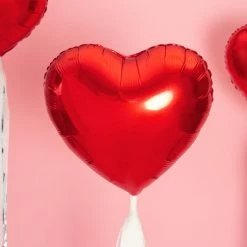 Partydecor Red Heart Foil Balloon 18" Valentines