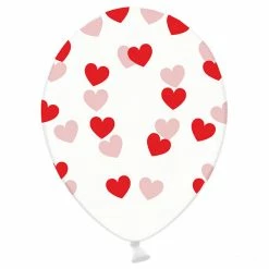 Partydecor Red Hearts Balloon 30cm Pack Of 50 Valentines