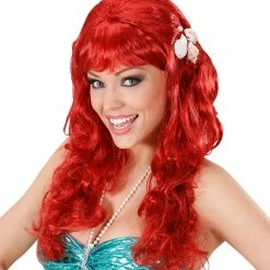 Widmann Red Mermaid Wig