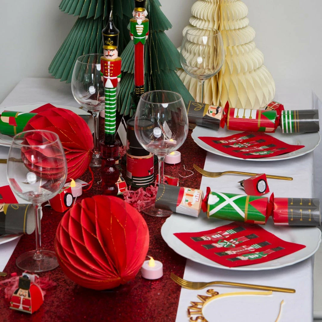 Talking Tables Red Glitter Honeycomb Decoration 15cm Christmas Gift And Decoration Ideas 4 Talking Tables Red Glitter Honeycomb Decoration 15cm Christmas Gift And Decoration Ideas