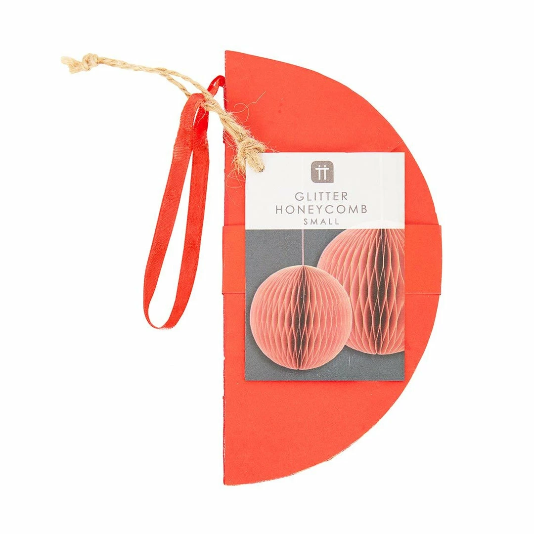 Talking Tables Red Glitter Honeycomb Decoration 15cm Christmas Gift And Decoration Ideas 6 Talking Tables Red Glitter Honeycomb Decoration 15cm Christmas Gift And Decoration Ideas