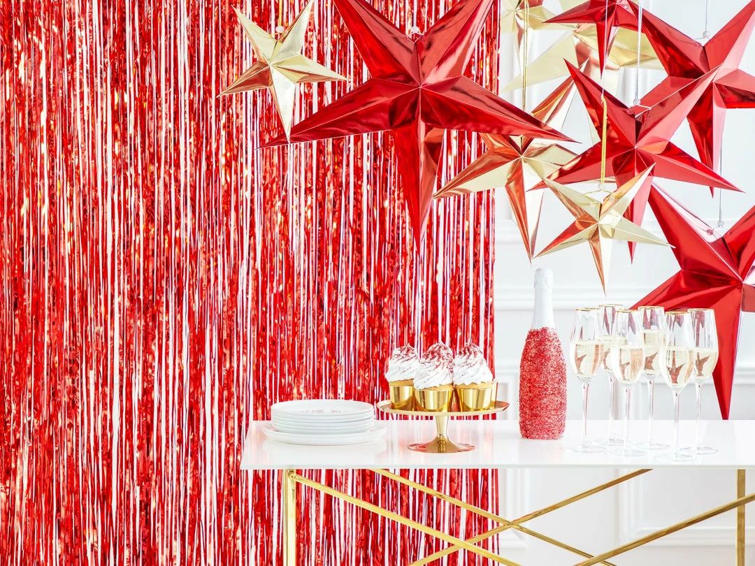 Partydecor Christmas Gift And Decoration Ideas Paper Star Red Hanging Decoration 4 Partydecor Christmas Gift And Decoration Ideas Paper Star Red Hanging Decoration