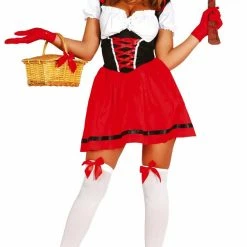 Fiestas Guirca Red Riding Wolf Costume Adult Fairytale Costumes