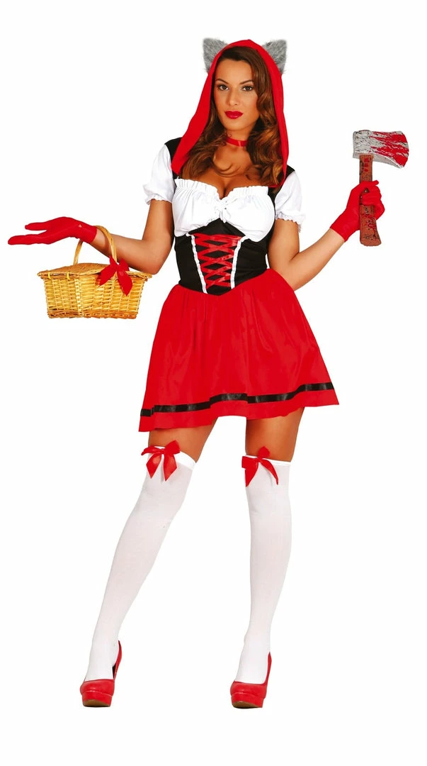 Fiestas Guirca Red Riding Wolf Costume Adult Fairytale Costumes 3 Fiestas Guirca Red Riding Wolf Costume Adult Fairytale Costumes