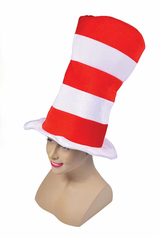 Bristol Book Week Red / White Striped Top Hat Adult 3 Bristol Book Week Red / White Striped Top Hat Adult