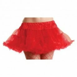 My Fancy Dress Costume Accessories Red 12" Ruffle Tutu