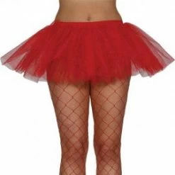 My Fancy Dress Costume Accessories Red Tulle Tutu