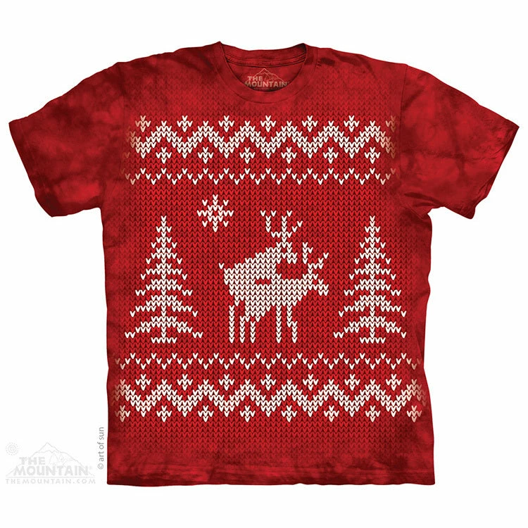 The Mountain Reindeer Style T-Shirt Christmas Costumes 3 The Mountain Reindeer Style T-Shirt Christmas Costumes