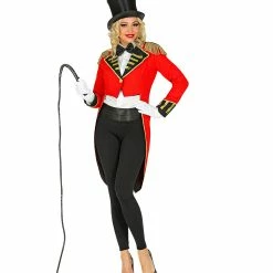 Widmann Ringmaster Tailcoat Jacket Red Ladies 7 Widmann Ringmaster Tailcoat Jacket Red Ladies