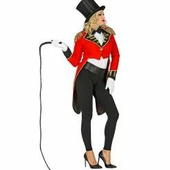 Widmann Ringmaster Tailcoat Jacket Red Ladies 8 Widmann Ringmaster Tailcoat Jacket Red Ladies