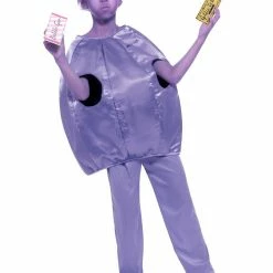 Smiffy's Roald Dahl Deluxe Violet Beauregarde Costume Girl's