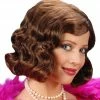 Widmann Roaring 20's Brown Wig 1 Widmann Roaring 20's Brown Wig